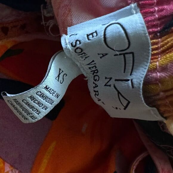 Sofia Jeans by Sofia Vergara Halter Plunge Neck Maxi Dress XS 398 - Picture 5 of 5